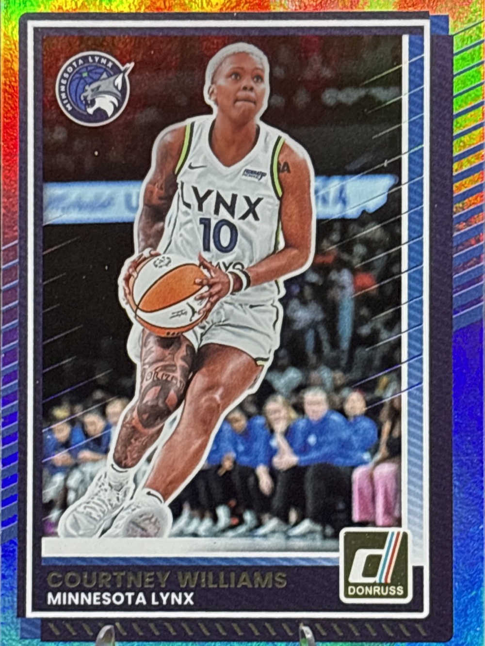 Panini Donruss Courtney Williams Trading Card – Holo Foil